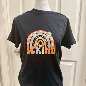 Be Kind Black Kids T-Shirt Custom Made
